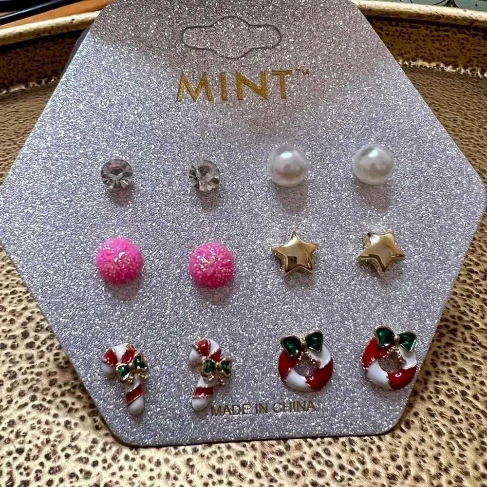 Christmas Stud Earring Set (6-Pair) – MINT